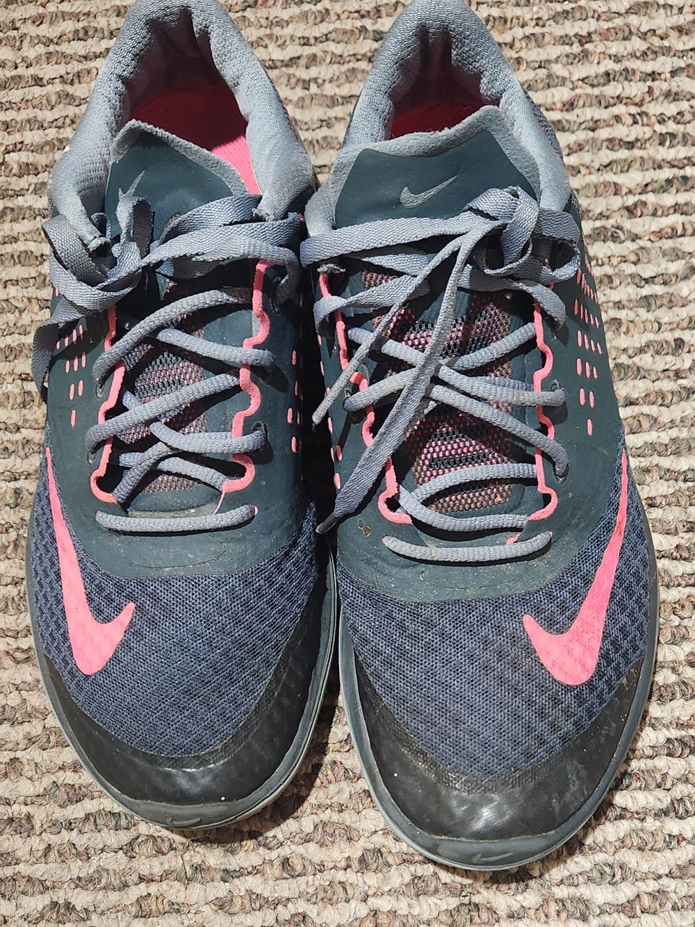 Nike Women’s Navy and Pink Athletic Running Shoes